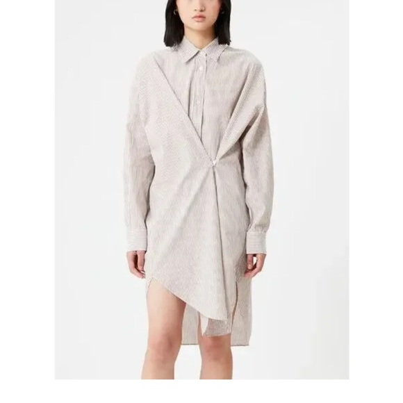 Isabel Marant Etoile Robe Seen‎ Dress in Ocre - Picture 5 of 13